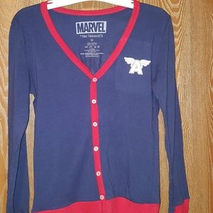 Captain America Long Sleeve Shirt